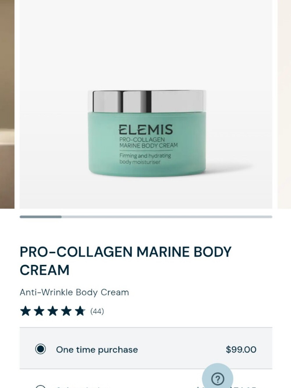 ELEMIS Pro-Collagen Marine Body Cream   Firming & Hydrating Body Moisturizer NIB